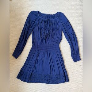 Alice and Olivia Brenda Mini Dress in Midnight Blue size 2